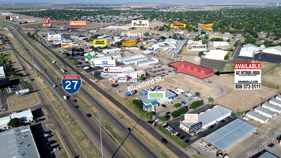 5506 Bluebird St, Amarillo, TX for lease - Aerial - Image 2 of 3