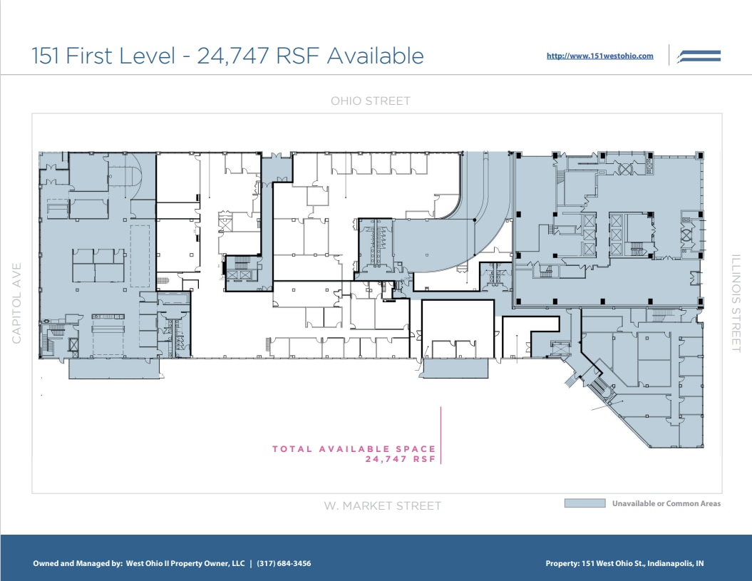 151 W Ohio St, Indianapolis, IN for lease Floor Plan- Image 1 of 1