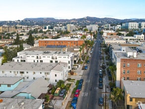 1223 N Edgemont St, Los Angeles, CA - Aérien Vue de la carte