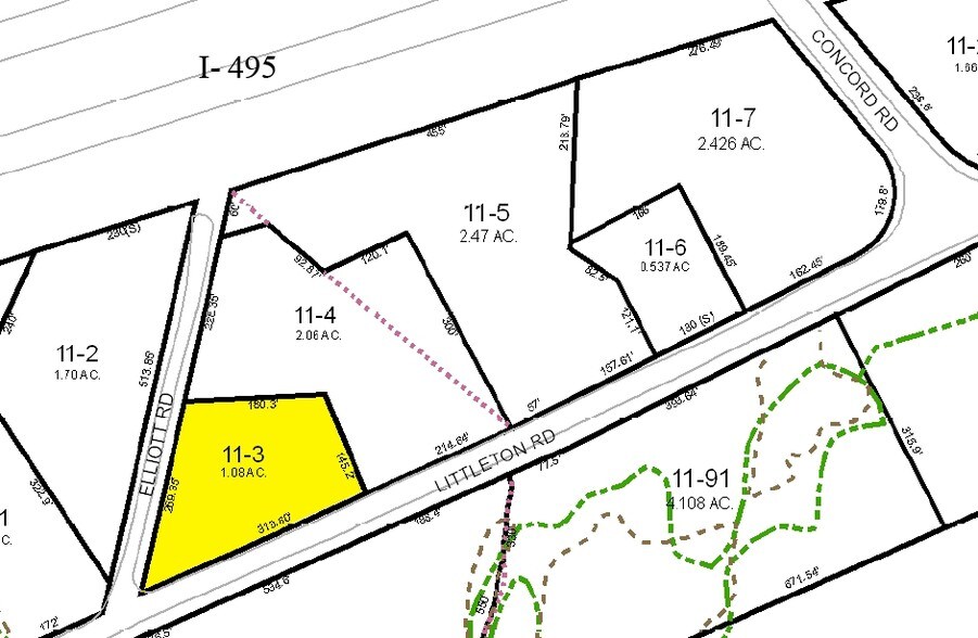 359 Littleton Rd, Westford, MA à louer - Plan cadastral - Image 2 de 13