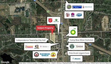 Waldon Center Dr, Independence Township, MI - Aerial map view