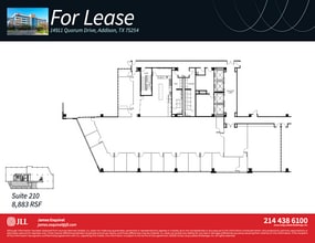 14911 Quorum Dr, Addison, TX à louer Plan d’étage- Image 1 de 1