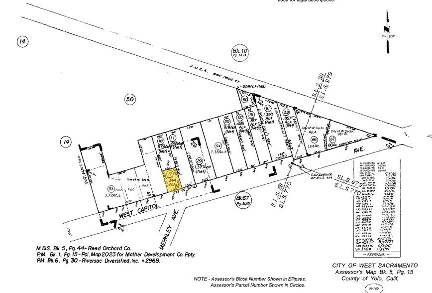 1040 W Capitol Ave, West Sacramento, CA à louer - Plan cadastral - Image 2 de 24
