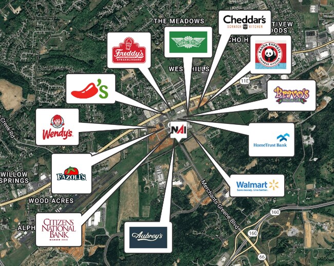 Plus de détails pour 241 Merchants Greene Dr, Morristown, TN - Terrain à louer