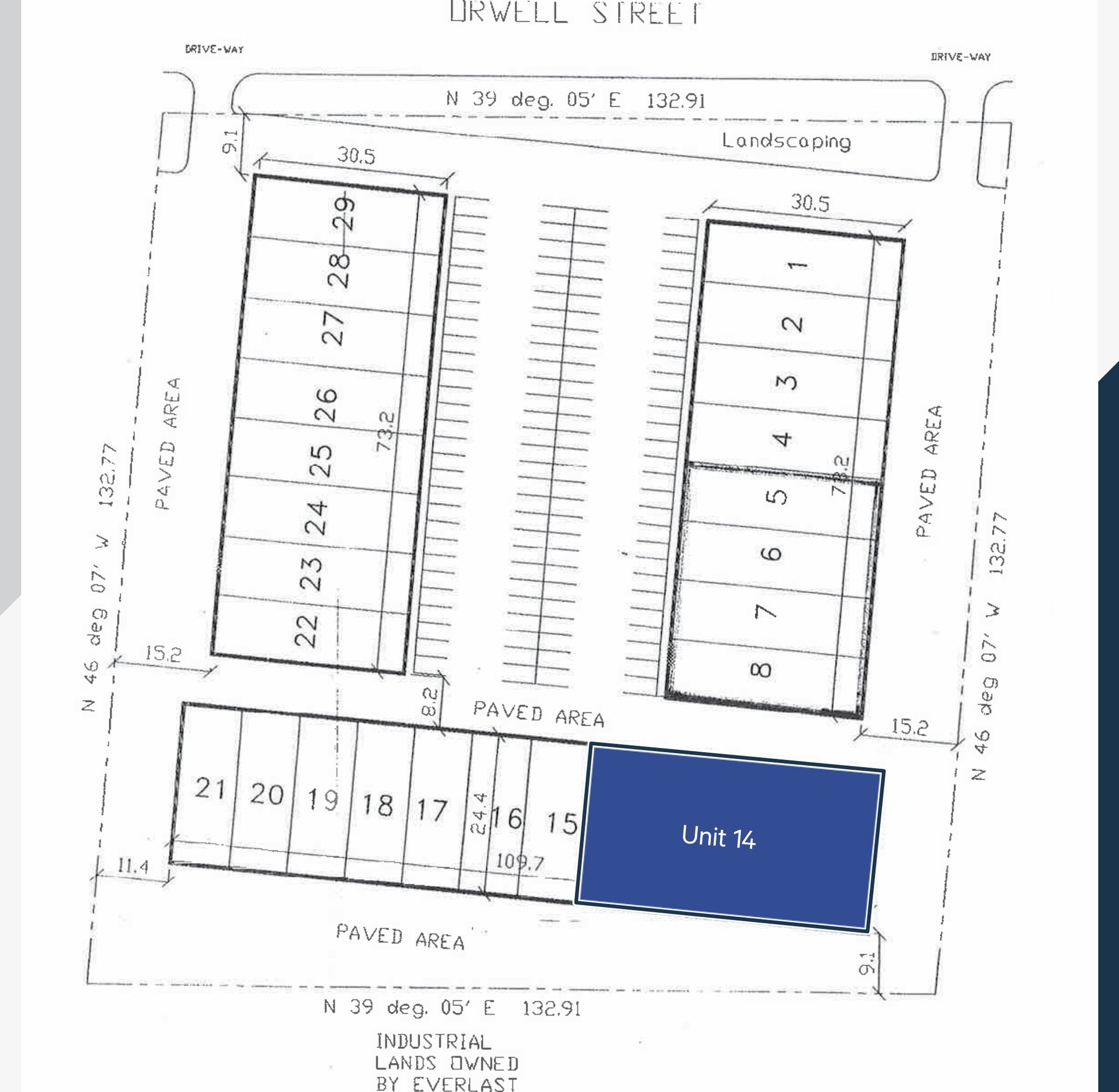 600 Orwell St, Mississauga, ON à louer Plan de site- Image 1 de 1