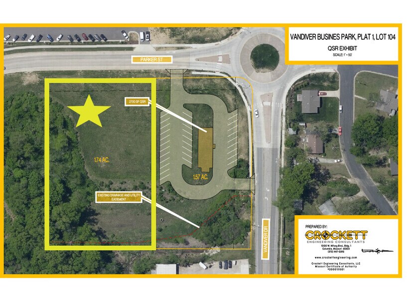 OOOO Vandiver Business - Lot 104 South park, Columbia, MO à vendre - Photo du bâtiment - Image 2 de 3
