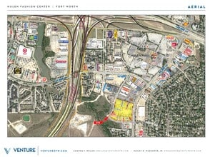 5200-5288 S Hulen St, Fort Worth, TX - Aérien Vue de la carte - Image1