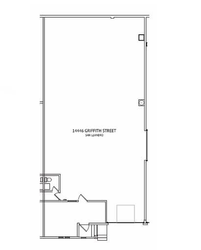 14441-14447 Griffith St, San Leandro, CA for lease Floor Plan- Image 1 of 1