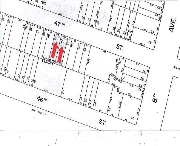 324-326 W 47th St, New York, NY for lease - Plat Map - Image 2 of 15