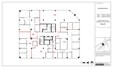 2630 Skymark Ave, Mississauga, ON à louer Plan de site- Image 1 de 1