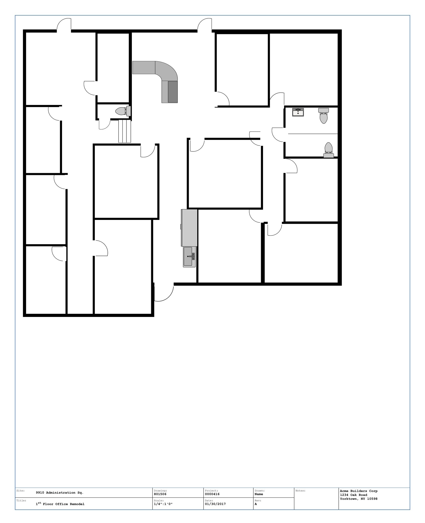 7049 Owensmouth Ave, Canoga Park, CA à louer Plan de site- Image 1 de 10