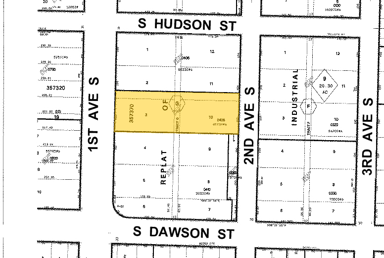 5030 1st Ave S, Seattle, WA à louer - Plan cadastral - Image 2 de 10