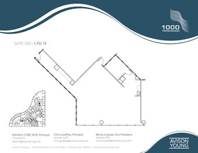 1000 Parkwood Cir SE, Atlanta, GA à louer Plan d  tage- Image 1 de 1