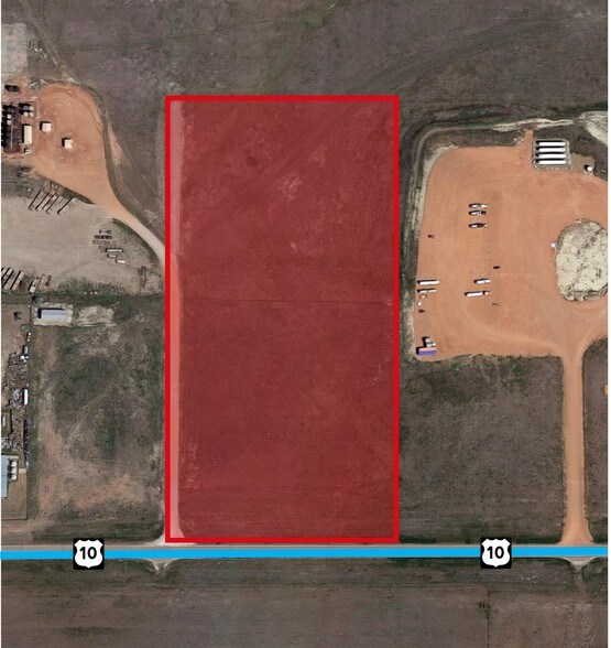 Hwy 85 & Hwy 10 E, Belfield, ND à vendre - Aérien - Image 2 de 2