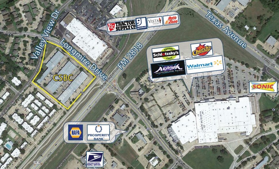 2151 S Harvey Mitchell Pky, College Station, TX for lease - Building Photo - Image 2 of 2