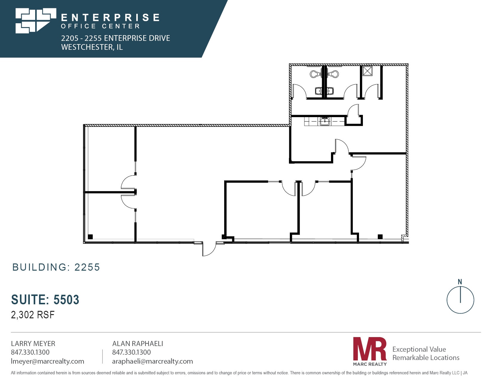 2255 Enterprise Dr, Westchester, IL à louer Plan d’étage- Image 1 de 1