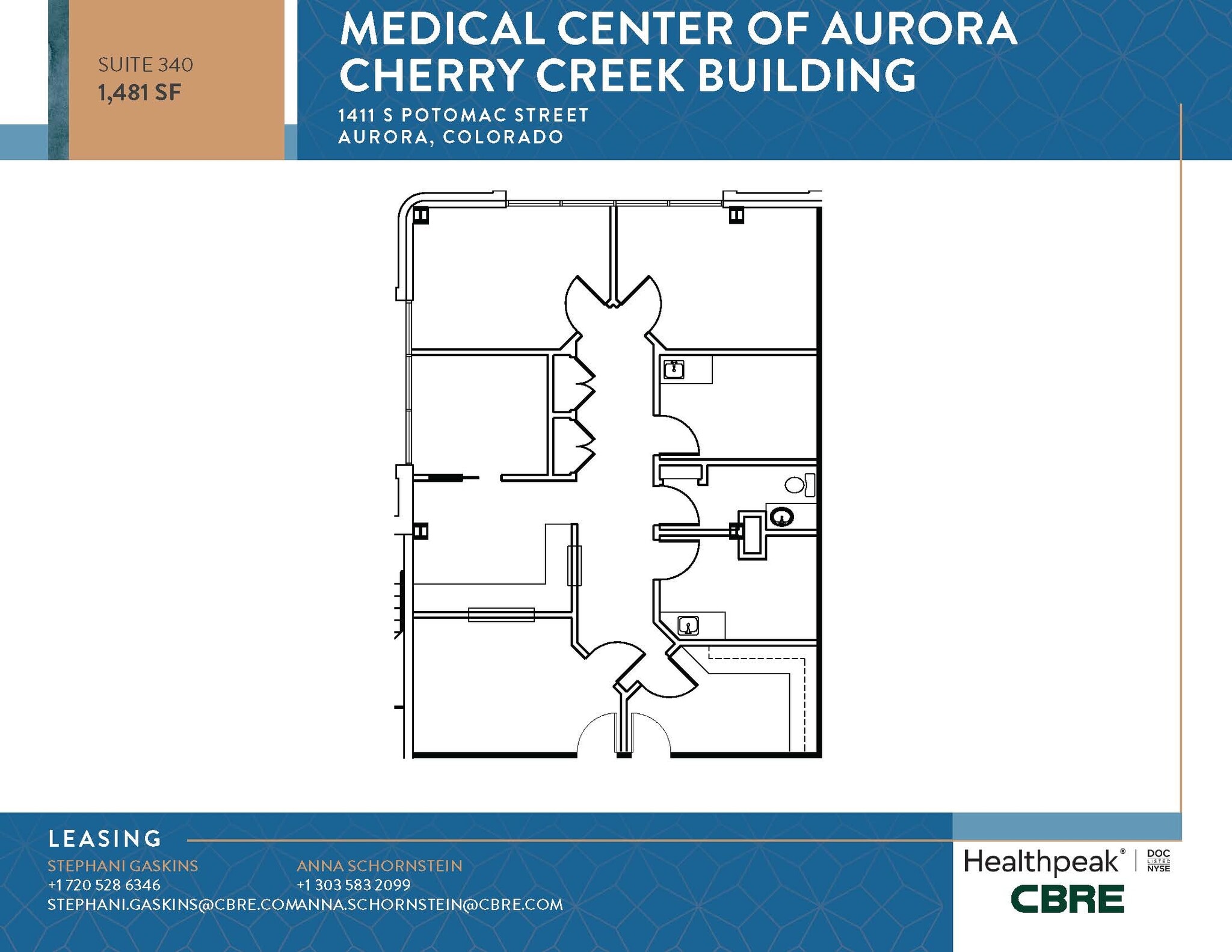 1411 S Potomac St, Aurora, CO à louer Plan d’étage- Image 1 de 1