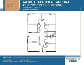 1411 S Potomac St, Aurora, CO à louer Plan d’étage- Image 1 de 1