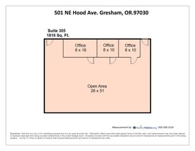 501 NE Hood Ave, Gresham, OR for lease Typical Floor Plan- Image 1 of 1