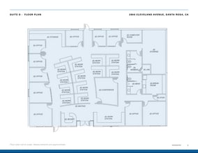 2800 Cleveland Ave, Santa Rosa, CA for lease Floor Plan- Image 1 of 1