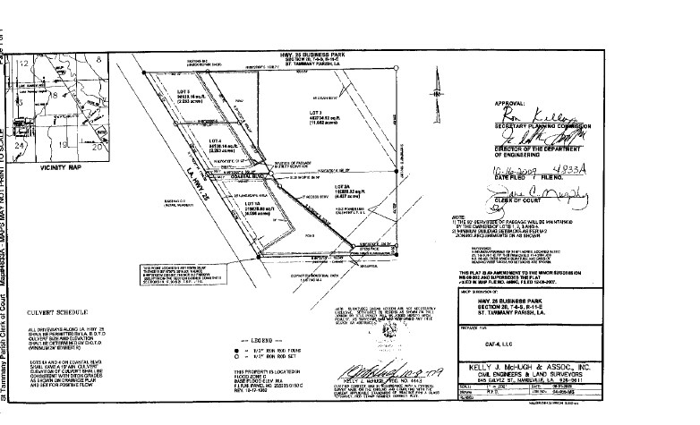 Coastal Blvd@ Hwy 25, Covington, LA à vendre - Plan cadastral - Image 2 de 2