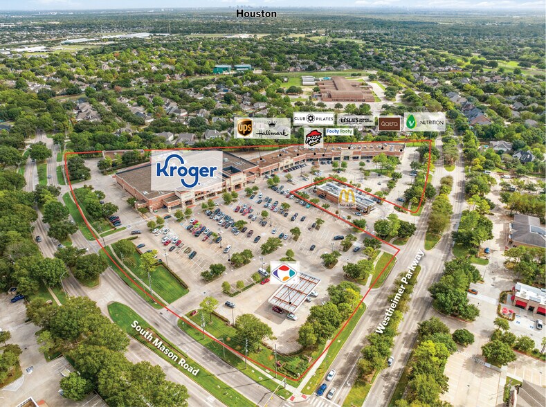 22010-22150 Westheimer Pky, Katy, TX à louer - Aérien - Image 2 de 13
