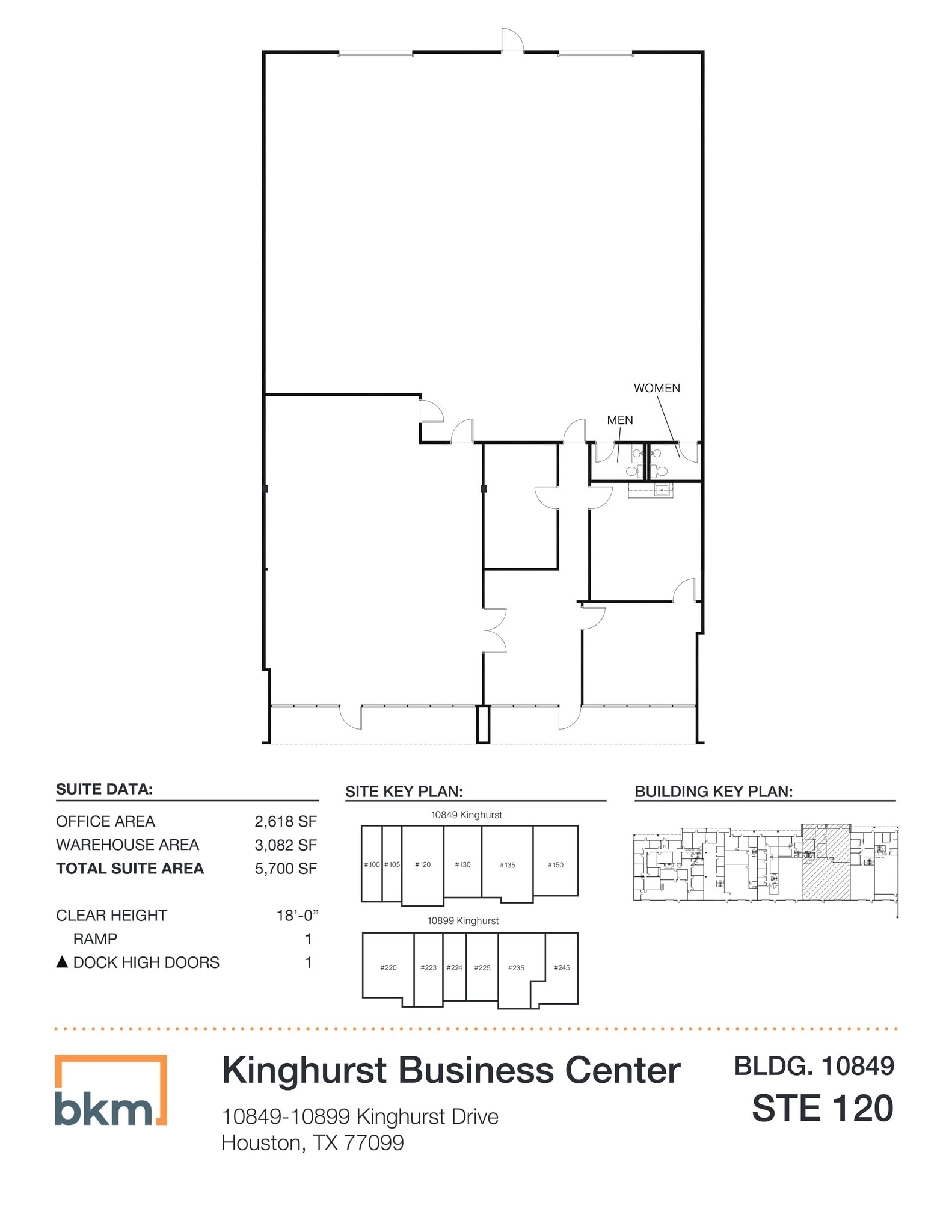 10849 Kinghurst Dr, Houston, TX à louer Plan de site- Image 1 de 1