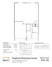 10849 Kinghurst Dr, Houston, TX à louer Plan de site- Image 1 de 1