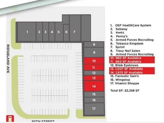 6310 W 95th St, Oak Lawn, IL for lease Floor Plan- Image 1 of 1