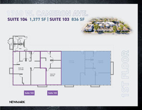 1710 W Cameron Ave, West Covina, CA for lease Floor Plan- Image 1 of 1