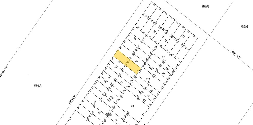 142 Grove St, Brooklyn, NY for sale - Plat Map - Image 2 of 6