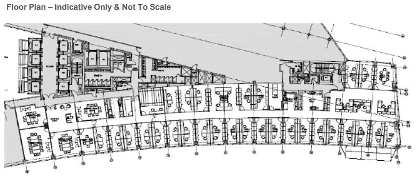 201 Bishopsgate, London for lease - Floor Plan - Image 2 of 3