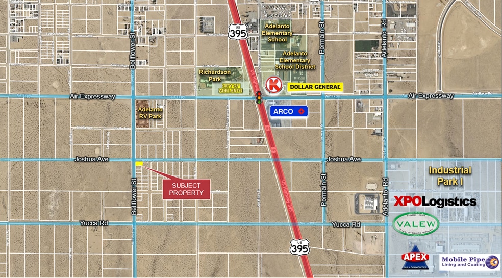 Bellflower St, Adelanto, CA for sale - Primary Photo - Image 1 of 1