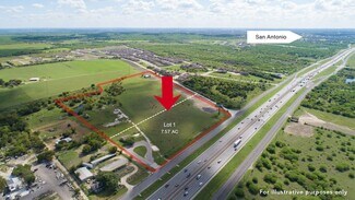 Plus de détails pour 25090 Interstate 35 N & Eckhardt Rd, Schertz, TX - Terrain à vendre