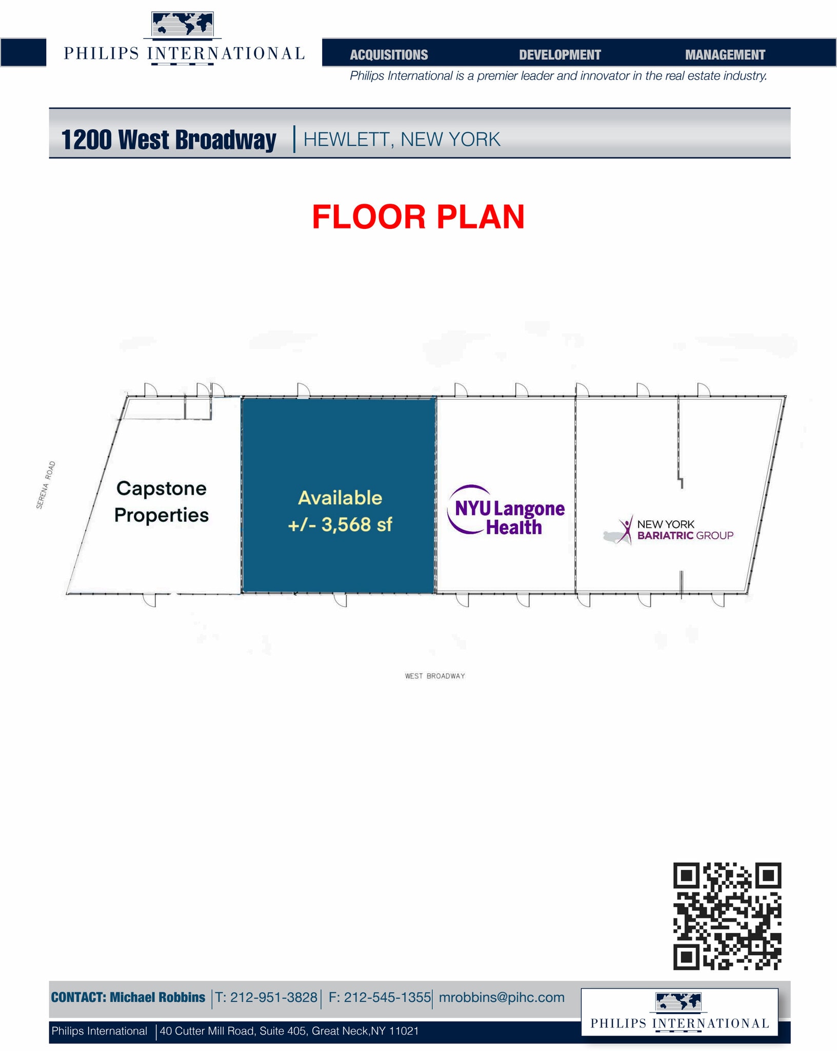 1200 W Broadway, Hewlett, NY for lease Floor Plan- Image 1 of 1