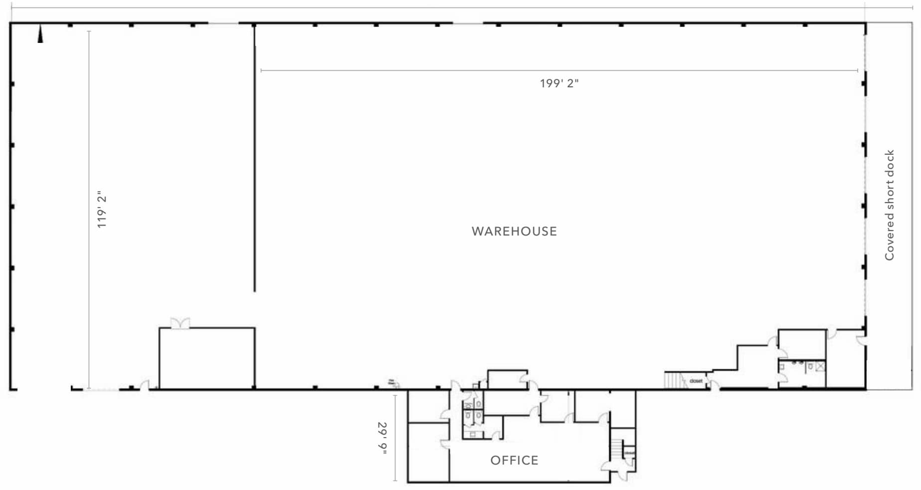 3400 NE Columbia Blvd, Portland, OR à louer Plan d’étage- Image 1 de 1