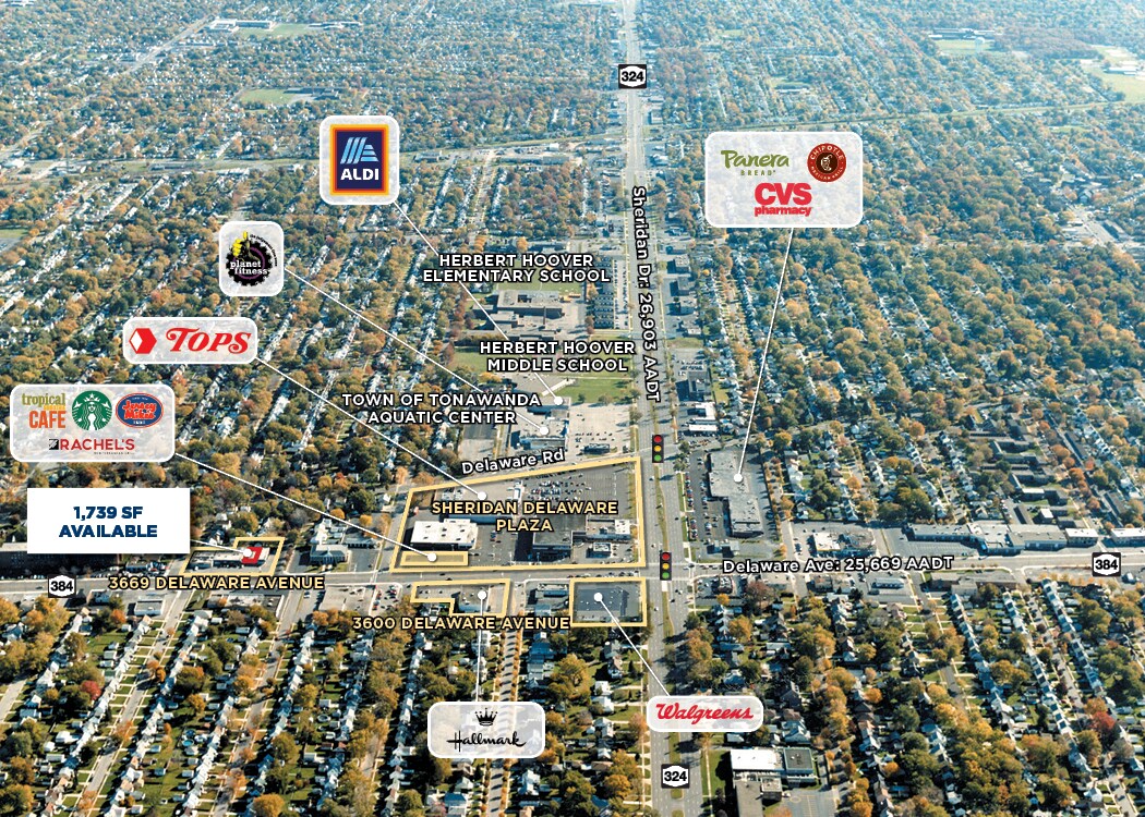3669-3679 Delaware Ave, Tonawanda, NY à louer Photo du bâtiment- Image 1 de 2