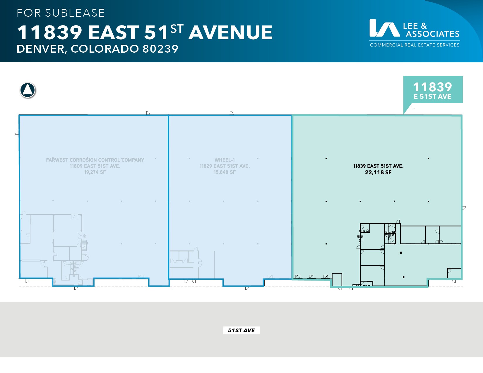 11809-11839 E 51st Ave, Denver, CO for lease Floor Plan- Image 1 of 1
