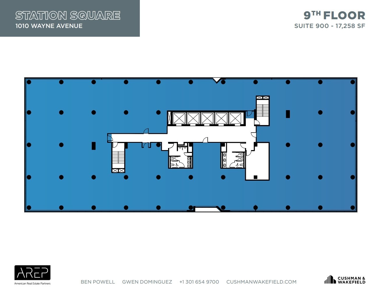 1100 Wayne Ave, Silver Spring, MD à louer Plan d’étage- Image 1 de 7