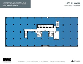 1100 Wayne Ave, Silver Spring, MD à louer Plan d’étage- Image 1 de 7