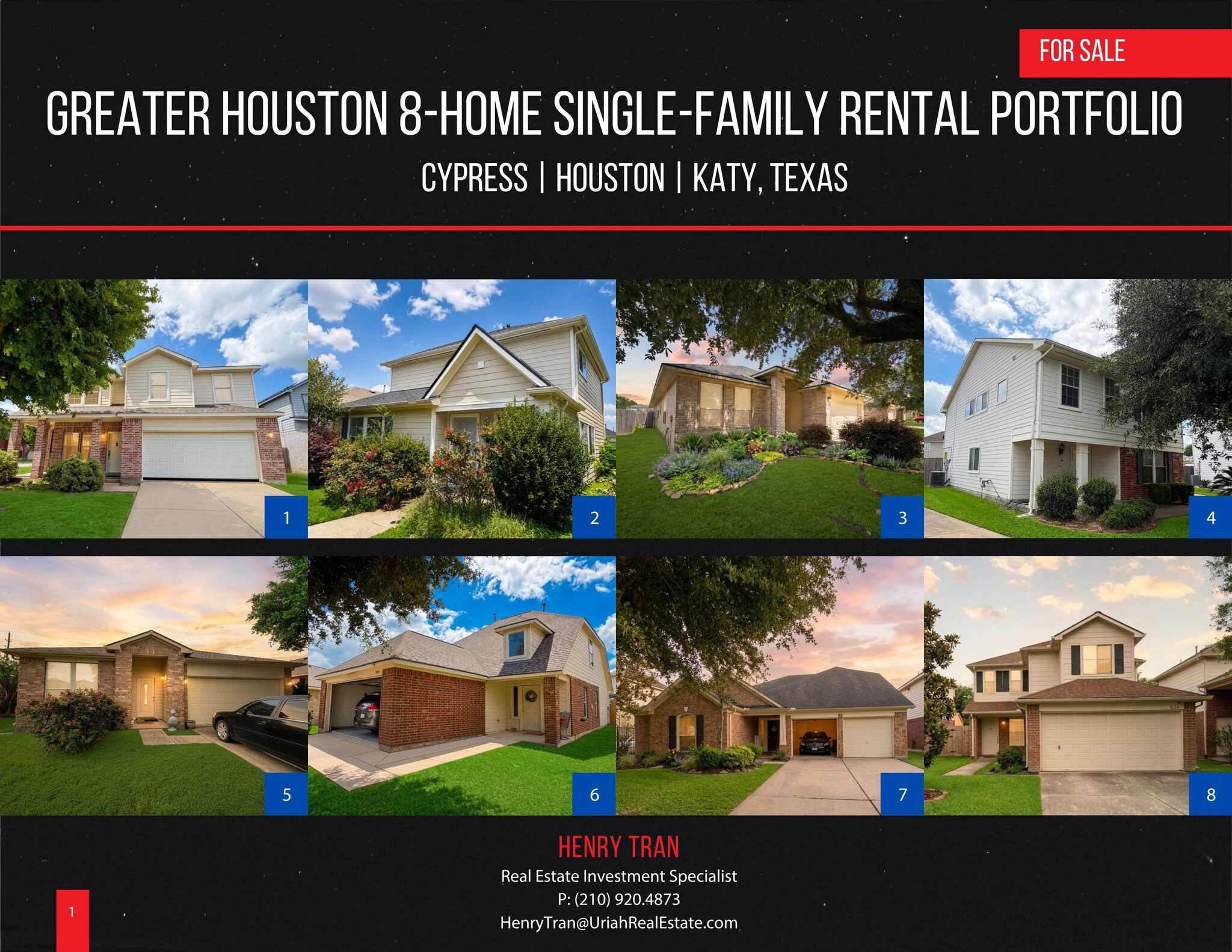 Greater Houston Single-Family Rentals portefeuille de 8 propriétés à vendre sur LoopNet.ca Photo du bâtiment- Image 1 de 23