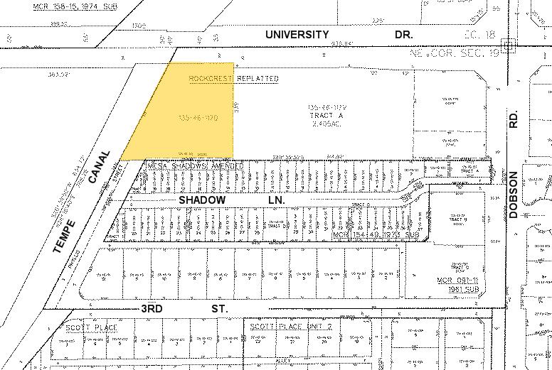 2111 W University Dr, Mesa, AZ à vendre - Plan cadastral - Image 3 de 8