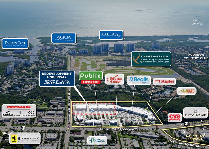 13575-13585 Tamiami Trl N, Naples, FL à louer - Aérien - Image 2 de 6