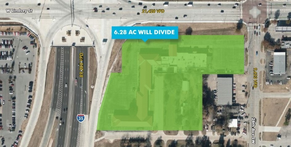 1200 24th Ave SW, Norman, OK à vendre - Aérien - Image 2 de 6
