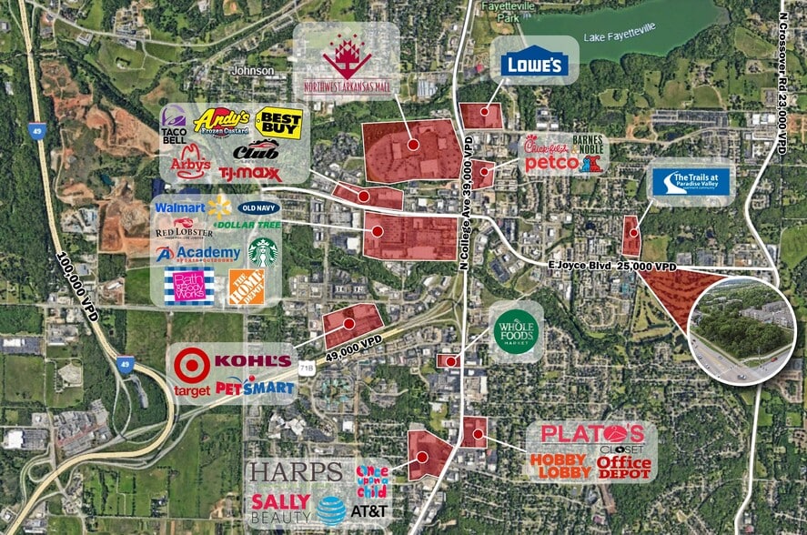 E Joyce Boulevard & Old Missouri rd, Fayetteville, AR for sale - Building Photo - Image 2 of 16