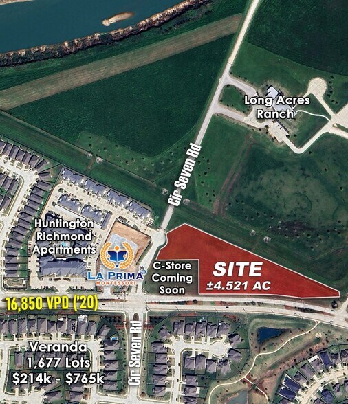 Richmond Pkwy & Circle Seven Rd, Richmond, TX à vendre - Photo du bâtiment - Image 2 de 5