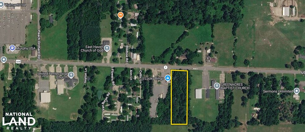 0 Lot 028 Block DC 425 hwy, Bastrop, LA for sale - Aerial - Image 1 of 7