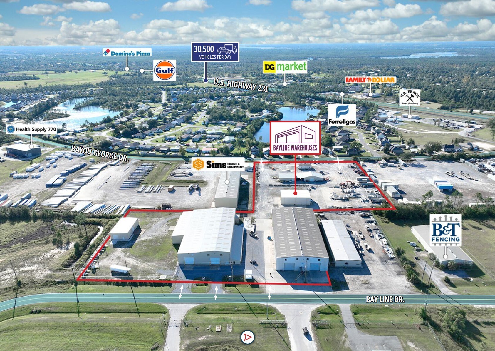 6513 Bay Line Dr, Panama City, FL à vendre Photo principale- Image 1 de 5