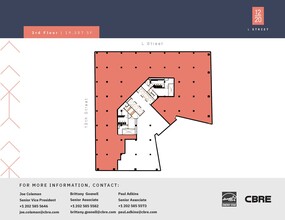 1220 L St NW, Washington, DC for lease Floor Plan- Image 1 of 1