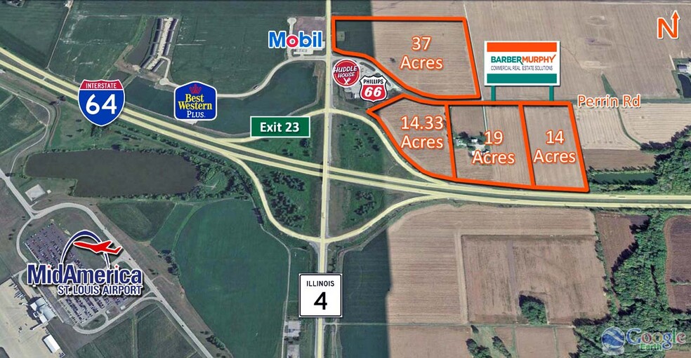 I-64, Mascoutah, IL à vendre - A rien - Image 2 de 3